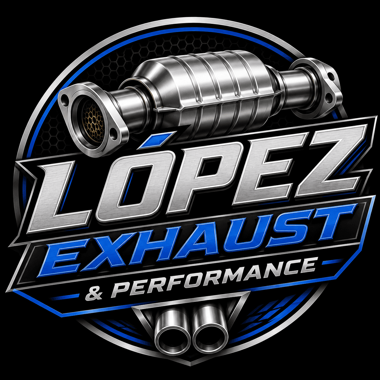 Lopez Exhaust and Performance logo